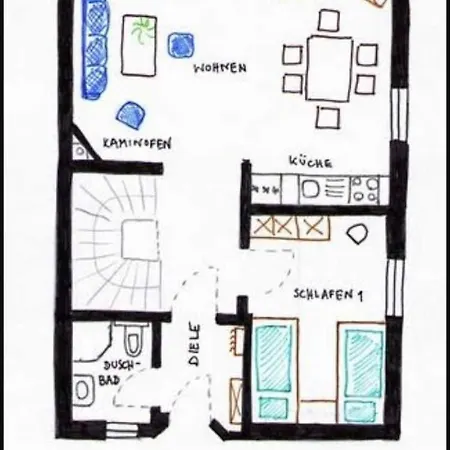 Komfortables Reetdachferienhaus Hasel 1 בית נופש *